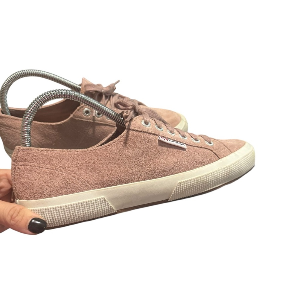 Superga 2750 Suede Sneakers Dusty Rose Pink Woman’s‎ Sneakers Sz 7.5 Low Top - Picture 5 of 14